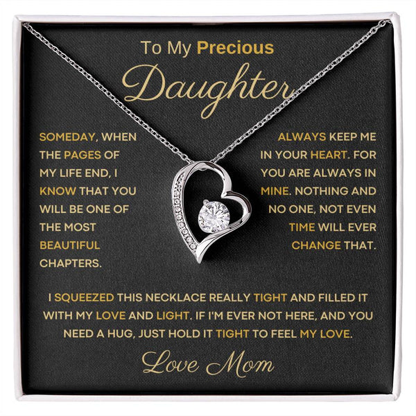 To My Precious Daughter From Mom - The Most Beautiful Chapters - Forever Love