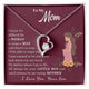[ Few left only ] To My Loving Mother - I love you, your son - Forever Love Necklace