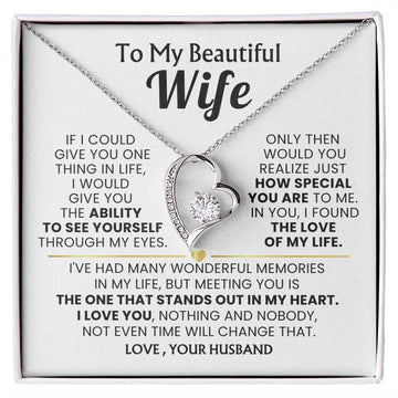 TO MY BEAUTIFUL WIFE - MEETING YOU IS THE ONE THAT STANDS OUT IN MY HEART