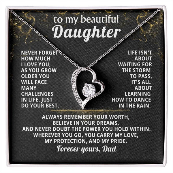 TO MY BEAUTIFUL DAUGHTER, Always remember your worth