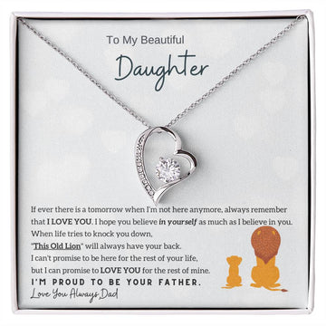 [Only a few left] To My Beautiful Daughter - Always remember that I LOVE YOU