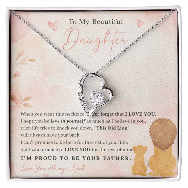 To My Daughter, I'll always have your back, my love.
