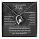 Gift For Wife, Wife Birthday Gift, Anniversary Gift For Wife, Wife Necklace , Love Card