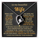 TO MY BEAUTIFUL WIFE - You took my breath away (Only a few left)