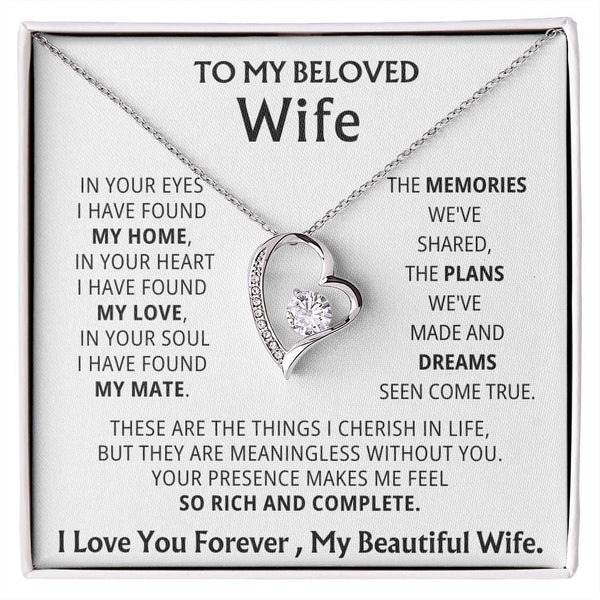 [Almost Sold Out] To My Beloved Wife, Your presence makes me feel so rich and complete