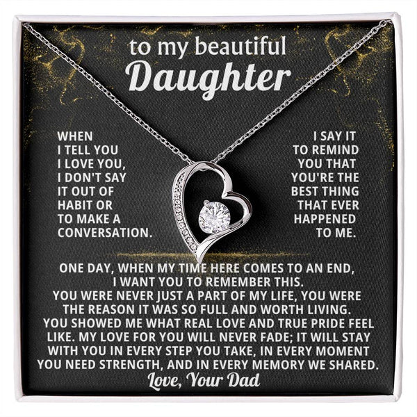 TO MY BEAUTIFUL DAUGHTER, You showed me what real love and true pride feel like