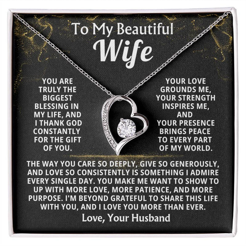 To My Beautiful Wife,  I thank God constantly for the gift of you