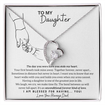 To My Daughter - The day you were born you stole my heart