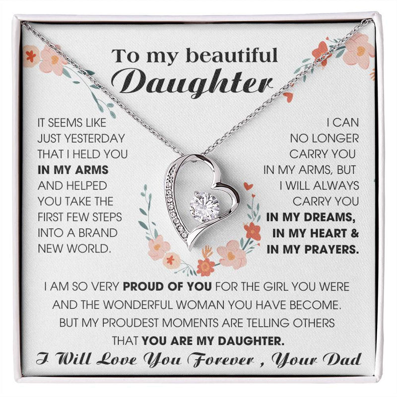 [ Only A Few Left ] To My Beautiful Daughter, I will always carry you in my DREAMS, in my HEART & in my PRAYERS [ Forever Love ]