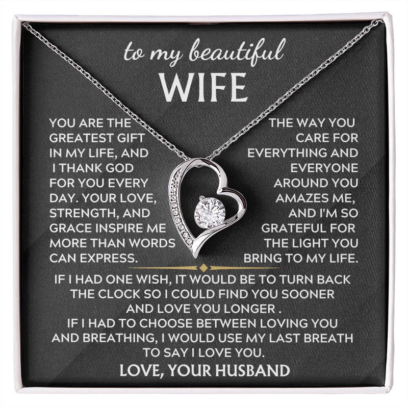 To My Beautiful Wife -  I'm so grateful for the light you bring to my life