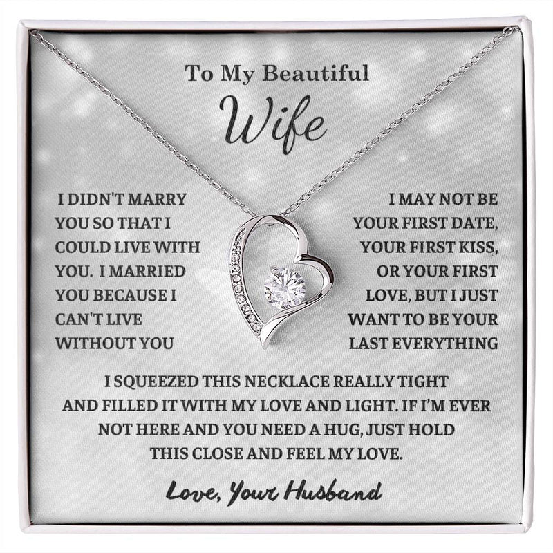 Gift For Wife, To My Wife , Meaningful gift Melt Her Heart for Wife, Anniversary Gift For Wife, Wife Necklace, Women Gift
