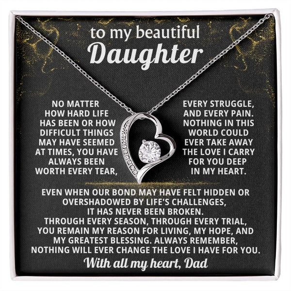 TO MY BEAUTIFUL DAUGHTER, you remain my reason for living, my hope