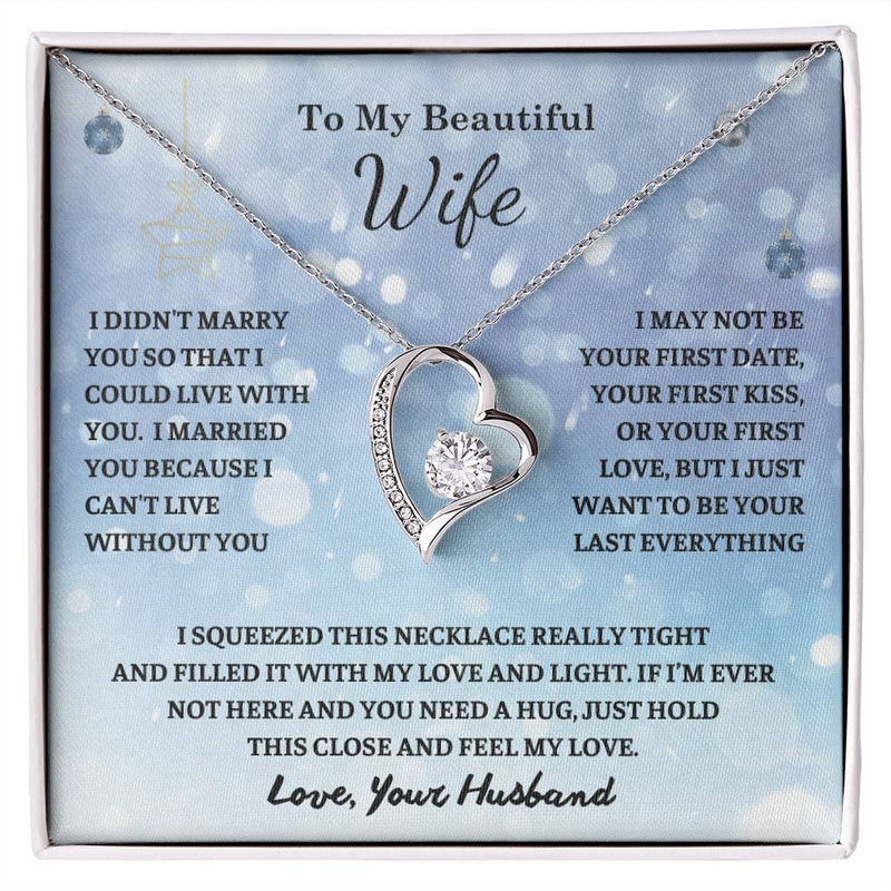 Christmas Gift For Her , To My Wife , Anniversary Gift , Gifts for women , Necklace
