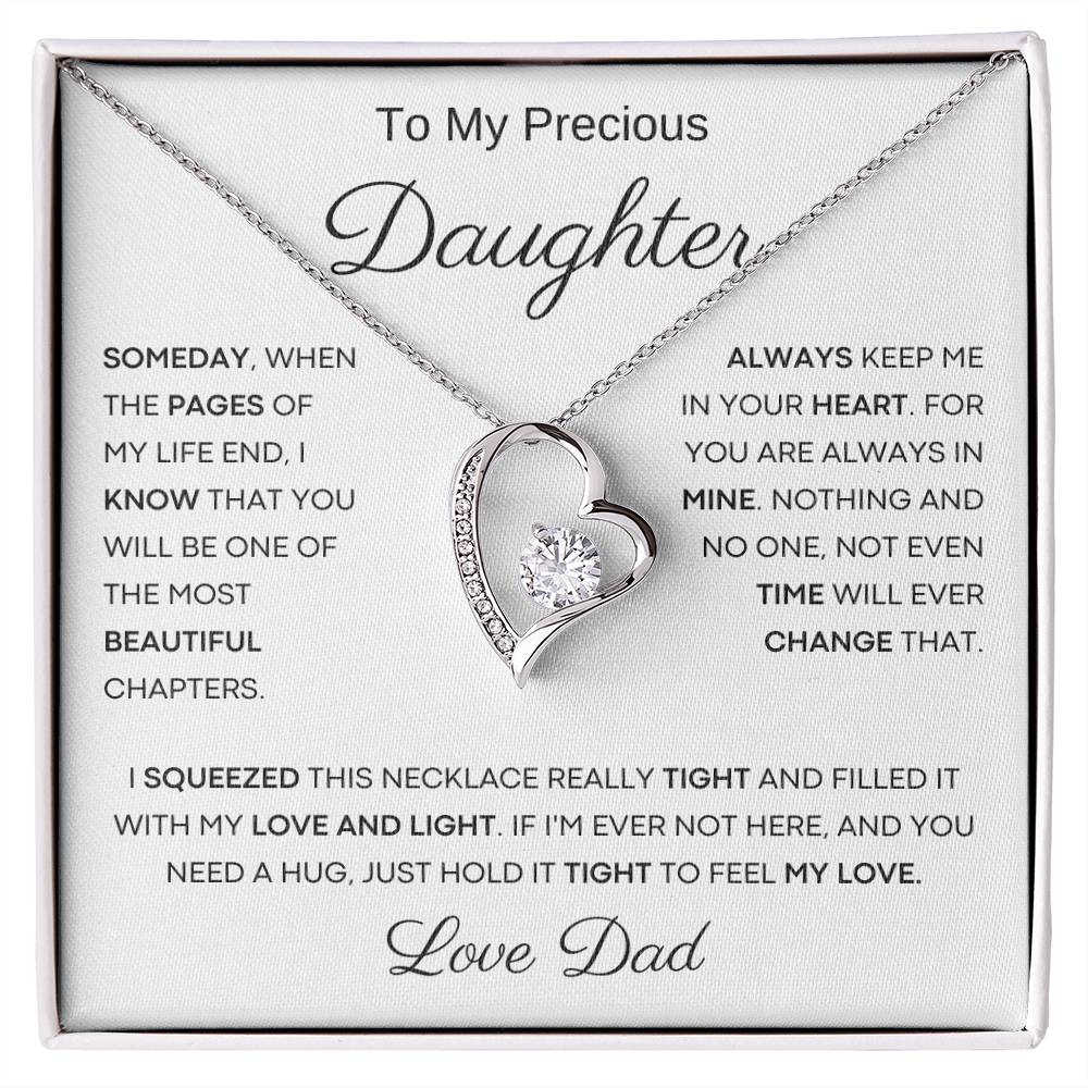 To My Precious Daughter From Dad - The Most Beautiful Chapters - Forever Love