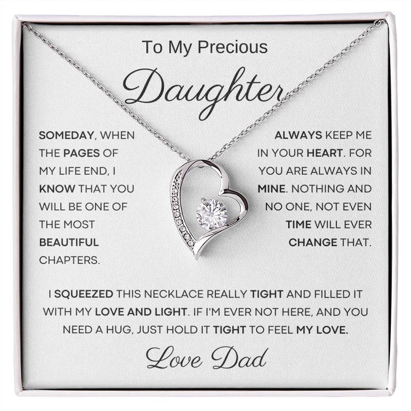 To My Precious Daughter From Dad - The Most Beautiful Chapters - Forever Love