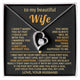 (Only a few left) TO MY BEAUTIFUL WIFE -  I just want to be your last everything