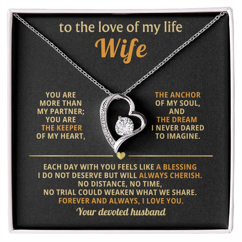 To the love of my life - Wife,  you are the keeper of my heart ( Almost Gone )