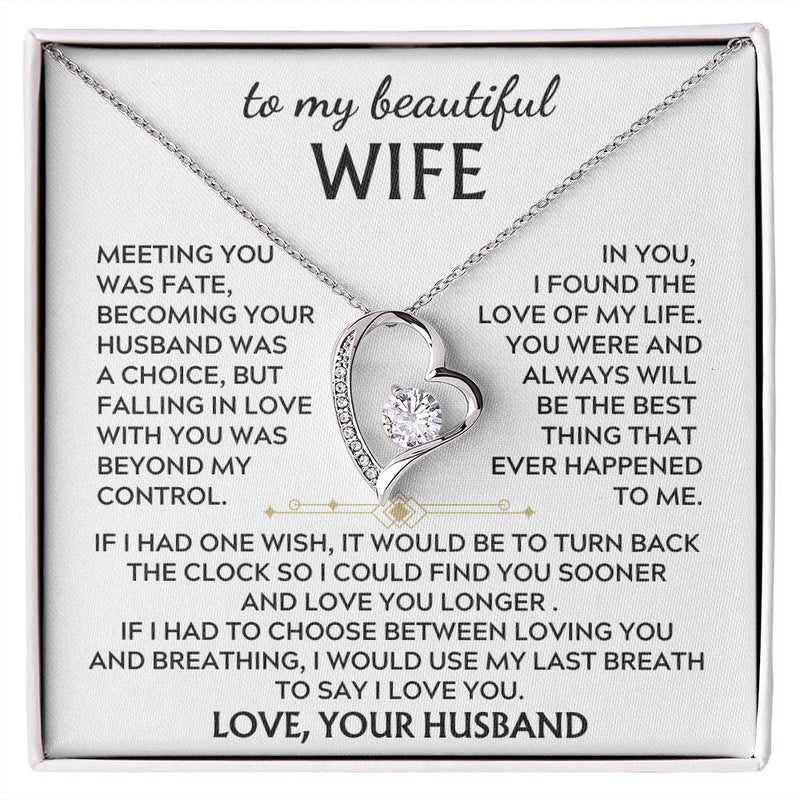 [Only a few left] TO MY BEAUTIFUL WIFE - I Just Want To Be Your Last Everything