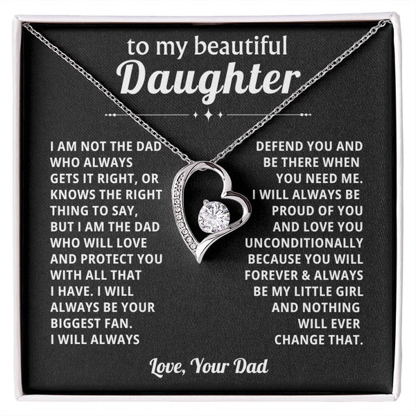 To my beautiful Daughter - I will always be proud of you