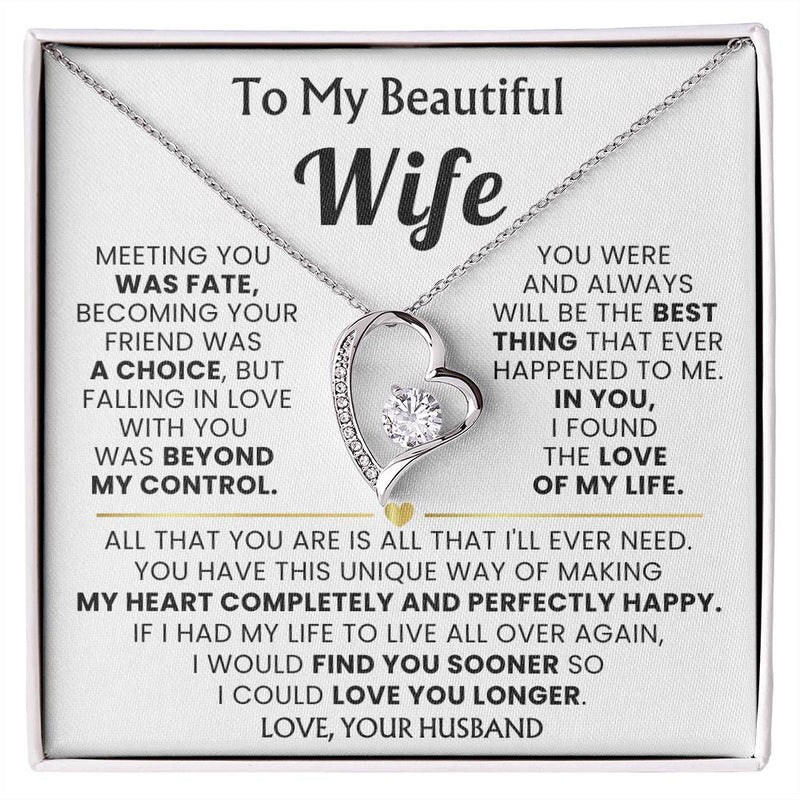 TO MY BEAUTIFUL WIFE - My heart completely and perfectly happy