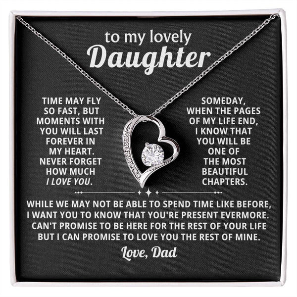 TO MY LOVELY DAUGHTER,  you're present evermore