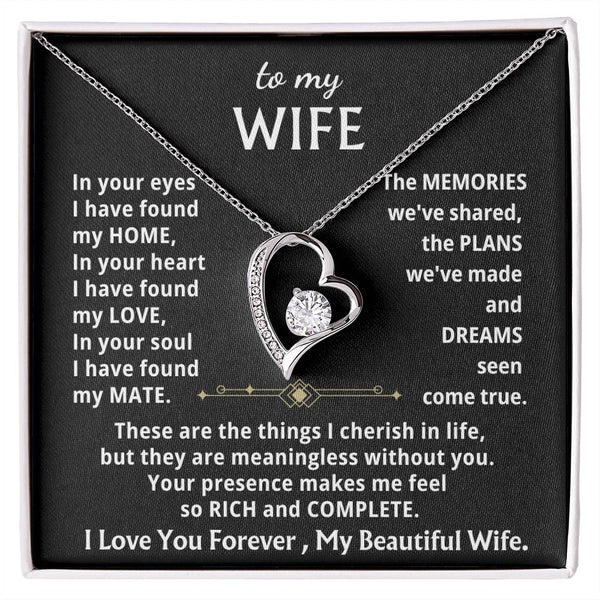 [ Forever Love ] To My Beloved Wife, Your presence makes me feel so rich and complete