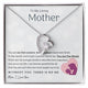 To My Loving Mother - You Are The World To Me! (Only a Few Left) - Forever Love Necklace