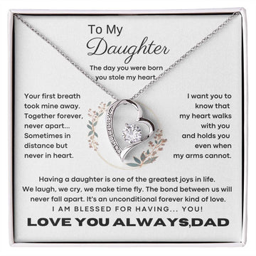 [Only a few left] To My Daughter - The day you were born you stole my heart - Flower