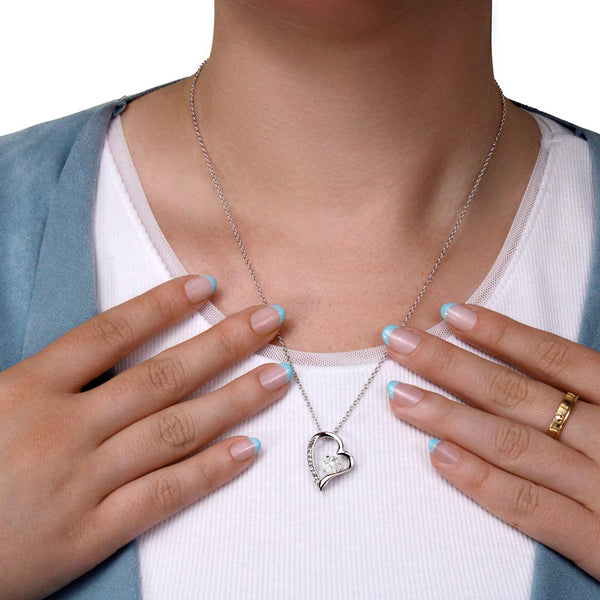 (Forever Love Necklace) To My Beautiful Daughter, I'm Proud To Be Your Father