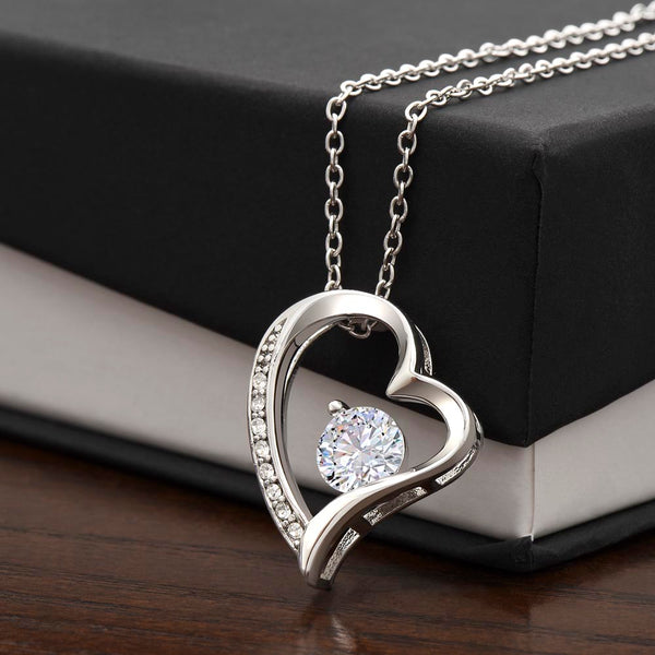 [ Few left only ]  To My Mom - Loved Mother - Forever Love Necklace