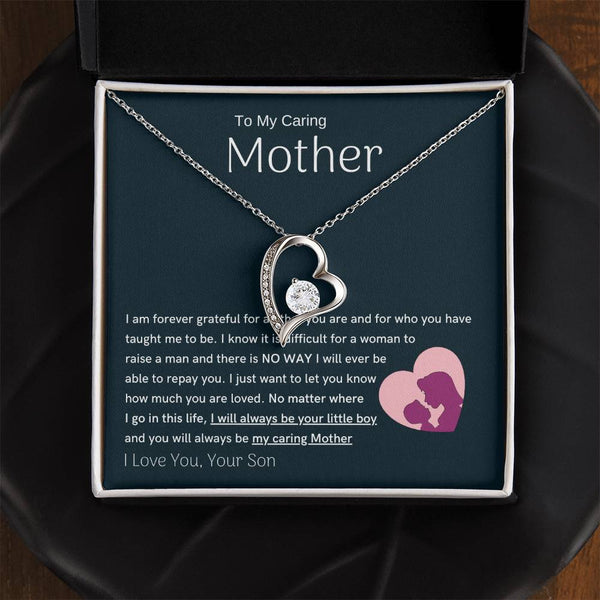 To My Loving Mother - You are my sunshine, I will always be your little boy (Only a Few Left) - Forever Love Necklace
