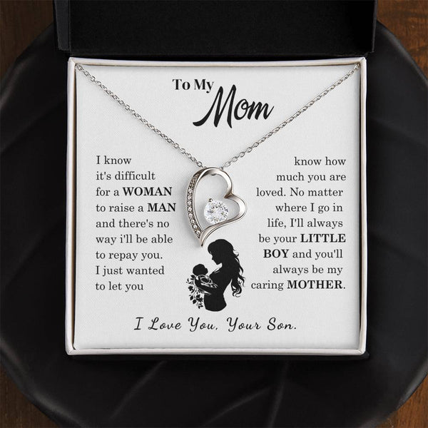 [Only a few left]  To My Mom - Loved Mother  - Necklace