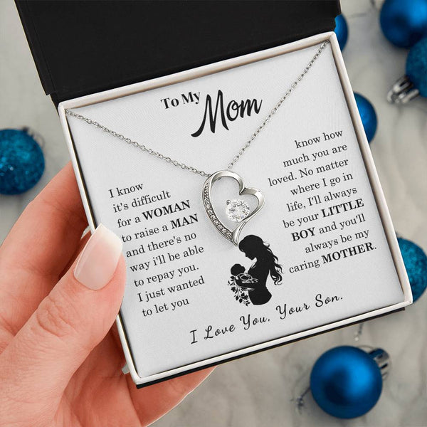 [Only a few left]  To My Mom - Loved Mother  - Necklace