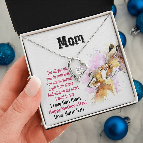 To My Mom - You Are So Special (Only a Few Left) - Forever Love Necklace