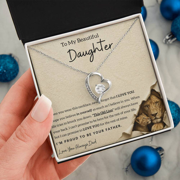 To My Daughter, I'll always love you, my beautiful girl.