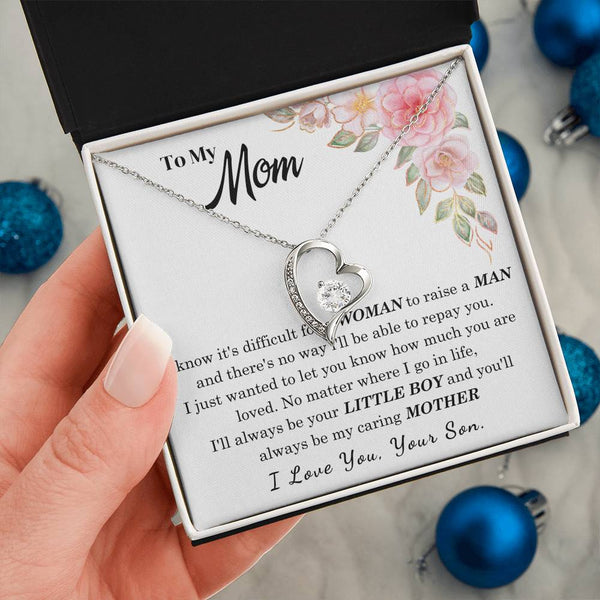 [Only a few left] To My Loving Mother - I love you  (Forever Love Necklace)