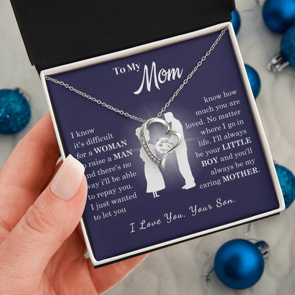 [Almost Sold Out] To My Mom - Loved Mother - Forever Love Necklace