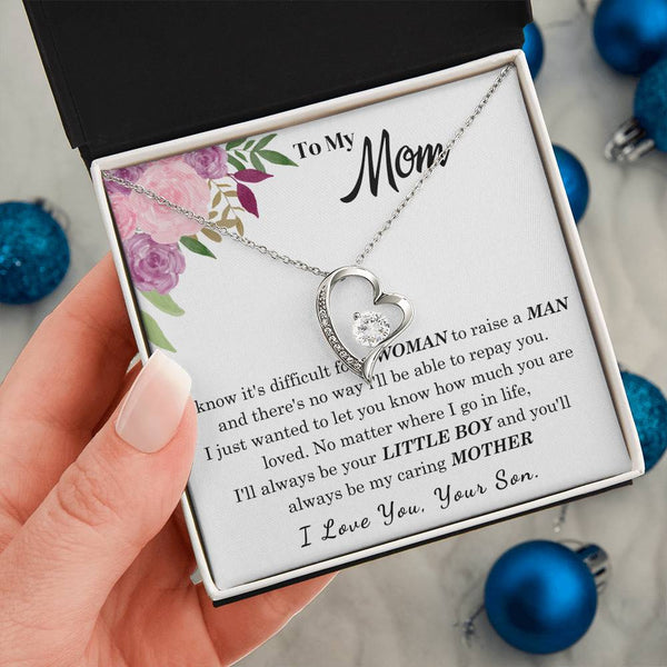 To My Loving Mother - I love you  (Forever Love Necklace)