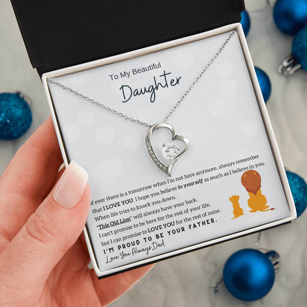[Only a few left] To My Beautiful Daughter - Always remember that I LOVE YOU