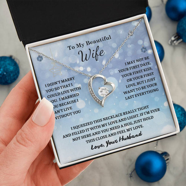 Christmas Gift For Her , To My Wife , Anniversary Gift , Gifts for women , Necklace