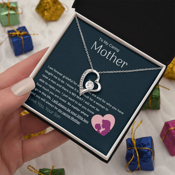 To My Loving Mother - You are my sunshine, I will always be your little boy (Only a Few Left) - Forever Love Necklace
