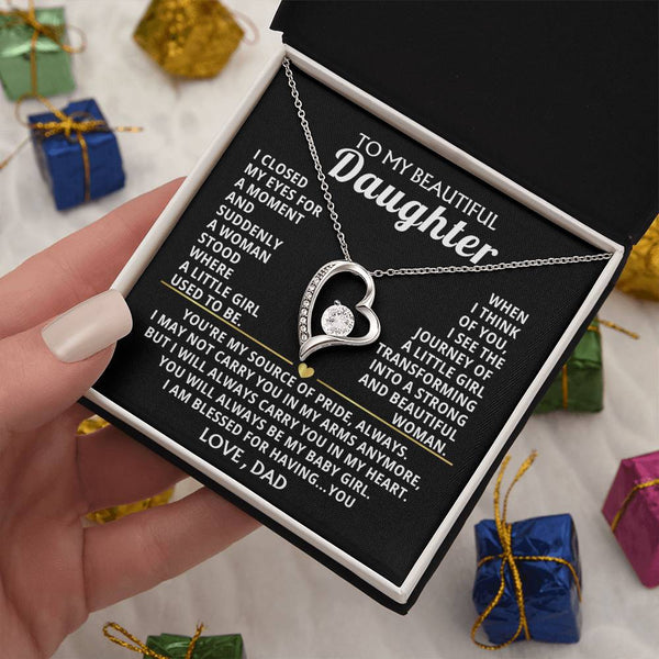 (Only a few left) TO MY BEAUTIFUL DAUGHTER - Strong and beautiful woman