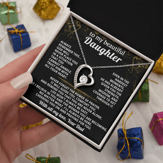 TO MY BEAUTIFUL DAUGHTER, I believe in you and the woman you are becoming