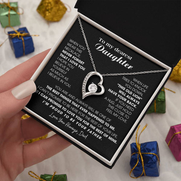 [Almost Sold Out] To My Dearest Daughter , If you need a hug, just hold this close to feel my love