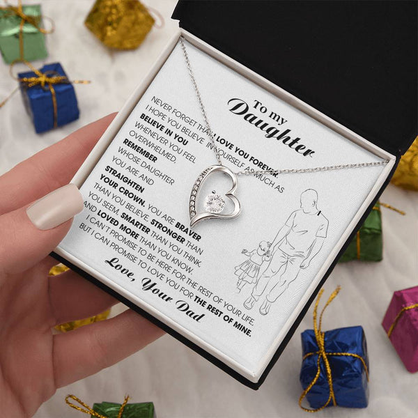 [Only a few left] To My Daughter, Never Forget That I Love You Forever