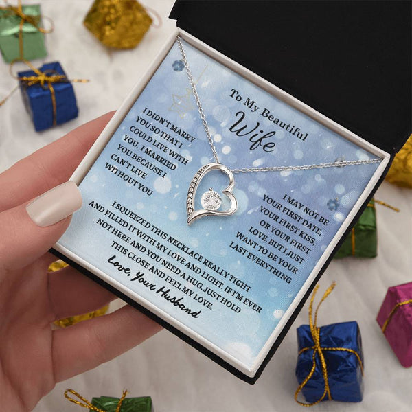 Christmas Gift For Her , To My Wife , Anniversary Gift , Gifts for women , Necklace
