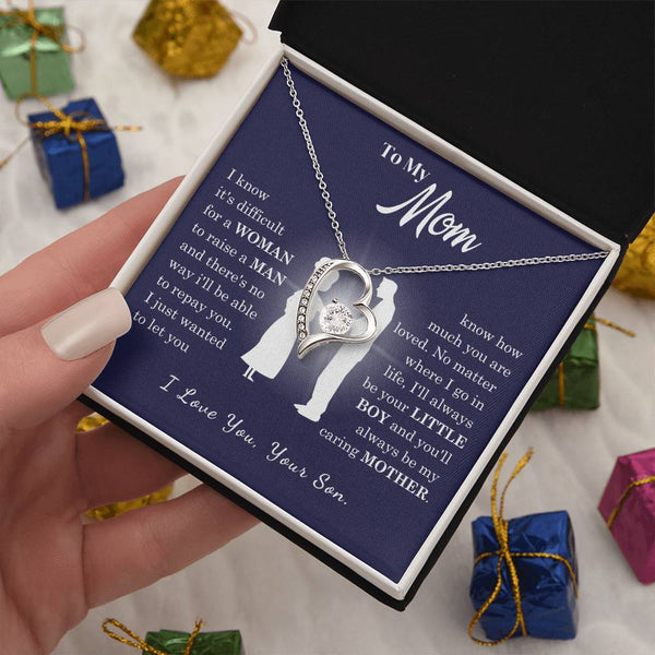 [Almost Sold Out] To My Mom - Loved Mother - Forever Love Necklace