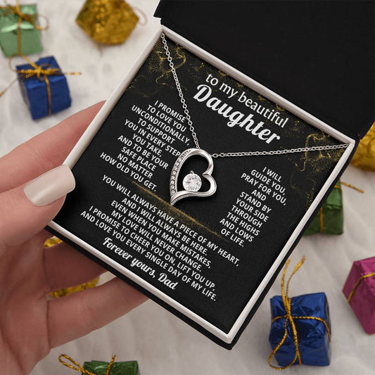 TO MY BEAUTIFUL DAUGHTER, I promise to be your safe place no matter how old you get