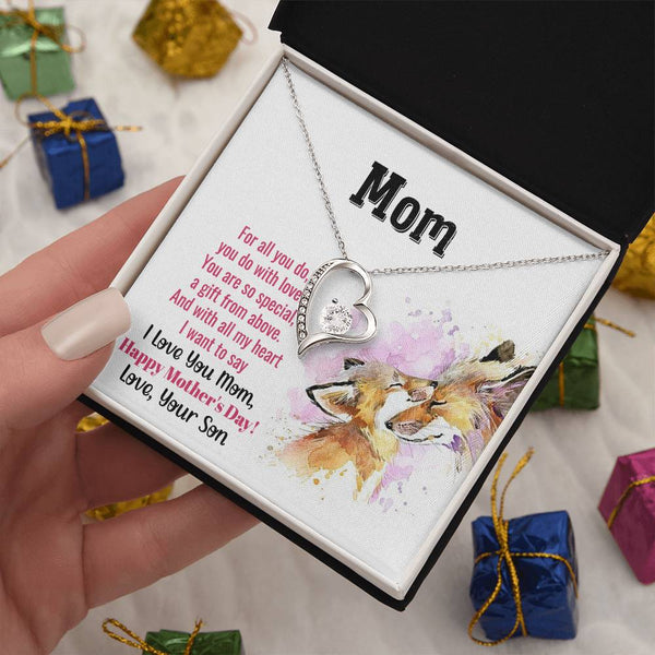 To My Mom - You Are So Special (Only a Few Left) - Forever Love Necklace