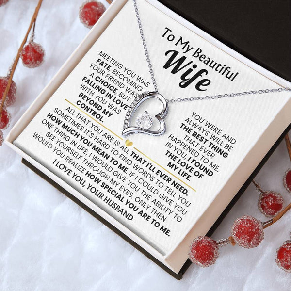 TO MY WIFE - Hard to find words to tell you how much you mean to me